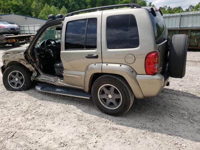 1J8GL38K92W366383 - 2002 JEEP LIBERTY RENEGADE TAN photo 2