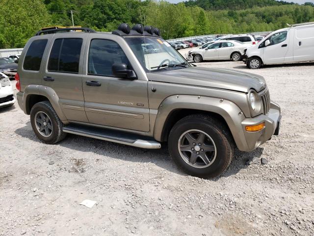 1J8GL38K92W366383 - 2002 JEEP LIBERTY RENEGADE TAN photo 4