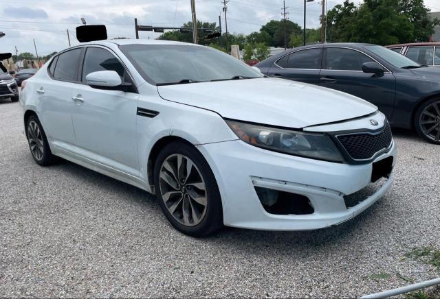 5XXGR4A74FG495236 - 2015 KIA OPTIMA SX WHITE photo 1