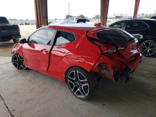 KMHT36AH9LU007632 - 2020 HYUNDAI VELOSTER N RED photo 2