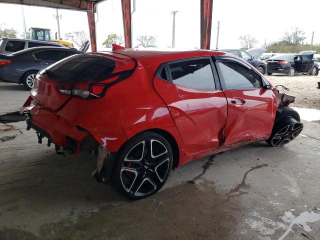 KMHT36AH9LU007632 - 2020 HYUNDAI VELOSTER N RED photo 3