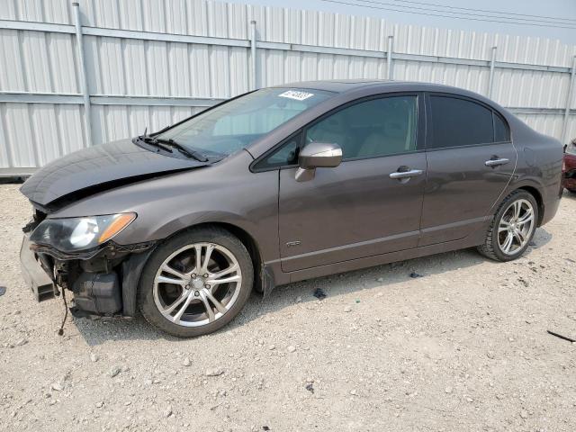 2HHFD5F74AH201765 - 2010 ACURA CSX TECHNOLOGY GRAY photo 1