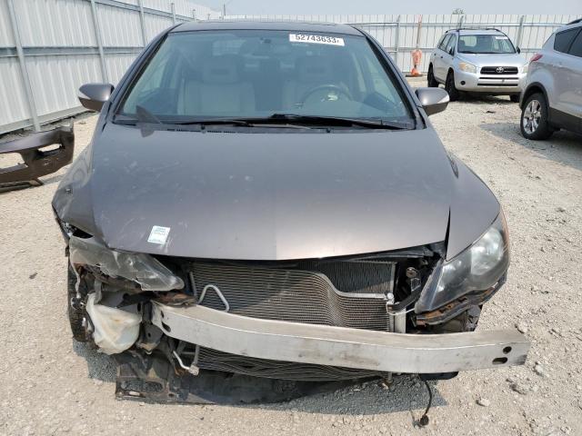 2HHFD5F74AH201765 - 2010 ACURA CSX TECHNOLOGY GRAY photo 5