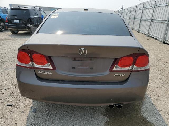 2HHFD5F74AH201765 - 2010 ACURA CSX TECHNOLOGY GRAY photo 6