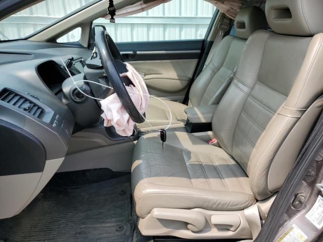 2HHFD5F74AH201765 - 2010 ACURA CSX TECHNOLOGY GRAY photo 7