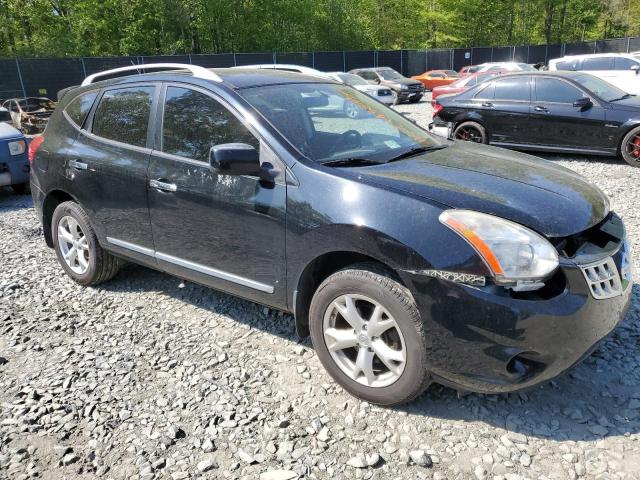 JN8AS5MV5BW306536 - 2011 NISSAN ROGUE S BLACK photo 4