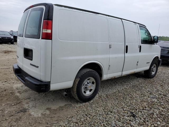 1GCGG25VX41233992 - 2004 CHEVROLET EXPRESS G2 WHITE photo 3