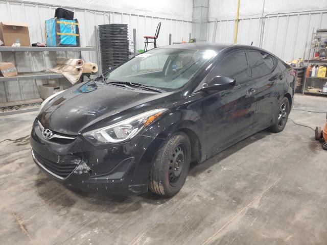 5NPDH4AE8EH472629 - 2014 HYUNDAI ELANTRA SE BLACK photo 1