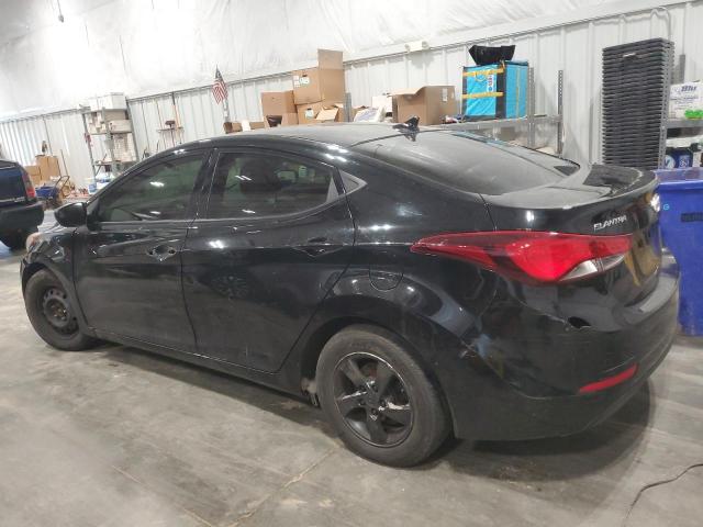 5NPDH4AE8EH472629 - 2014 HYUNDAI ELANTRA SE BLACK photo 2