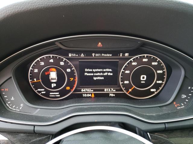 WA1CNAFY4K2030296 - 2019 AUDI Q5 PRESTIGE GRAY photo 9