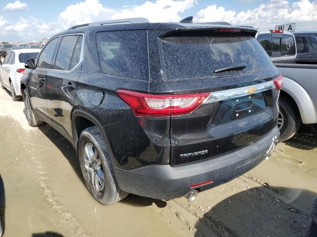 1GNERGKW2JJ166707 - 2018 CHEVROLET TRAVERSE LT BLACK photo 2