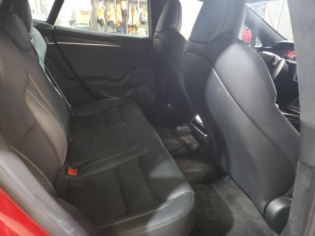 5YJSA1E6XMF440985 - 2021 TESLA MODEL S RED photo 10