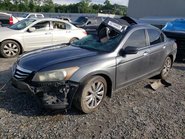 1HGCP3F80BA000263 - 2011 HONDA ACCORD EXL GRAY photo 1