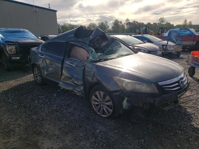 1HGCP3F80BA000263 - 2011 HONDA ACCORD EXL GRAY photo 4