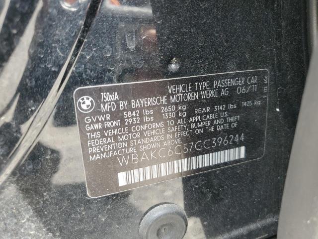 WBAKC6C57CC396244 - 2012 BMW ALPINA B7 XI BLACK photo 12