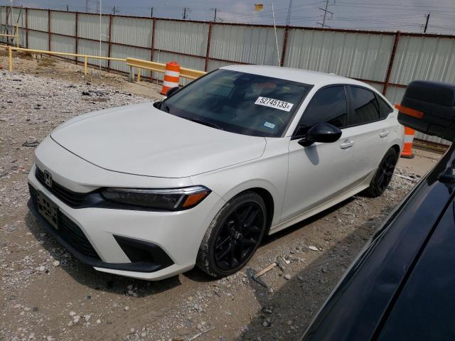 2HGFE2F57NH512305 - 2022 HONDA CIVIC SPORT 白色 照片 1