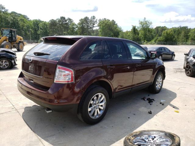 2FMDK38C89BA44430 - 2009 FORD EDGE SEL BURGUNDY photo 3