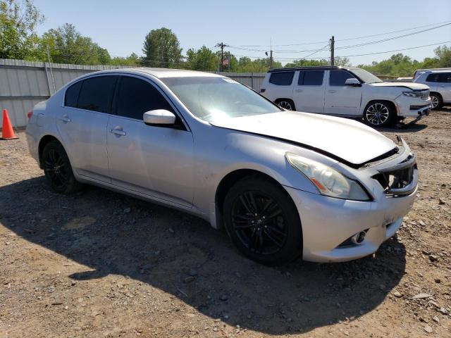 JN1CV6AR9CM972632 - 2012 INFINITI G37 SILVER photo 4