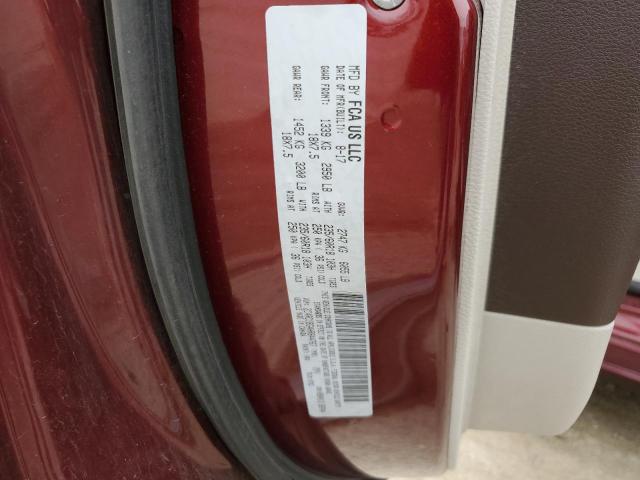 2C4RC1BG4HR844767 - 2017 CHRYSLER PACIFICA TOURING L MAROON photo 13