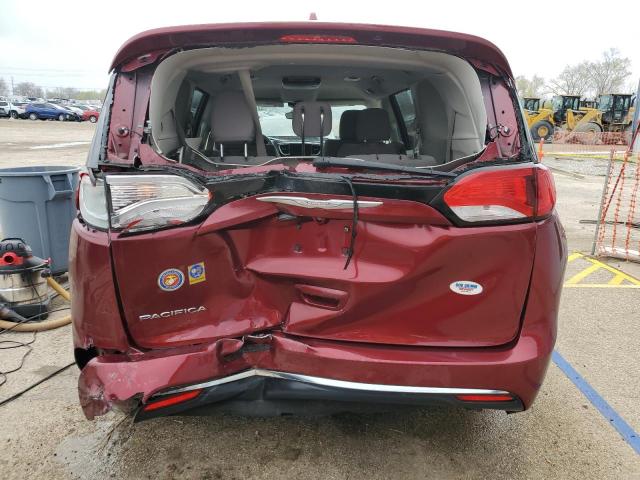 2C4RC1BG4HR844767 - 2017 CHRYSLER PACIFICA TOURING L MAROON photo 6