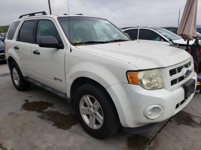 1FMCU59349KA69797 - 2009 FORD ESCAPE HYBRID WHITE photo 4