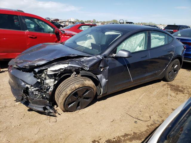 5YJ3E1EB3NF264465 - 2022 TESLA MODEL 3 GRAY photo 1