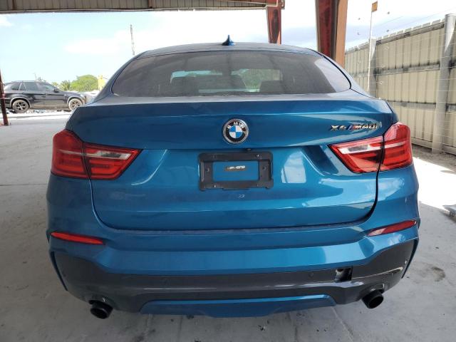 5UXXW7C53J0W64418 - 2018 BMW X4 XDRIVEM40I BLUE photo 6