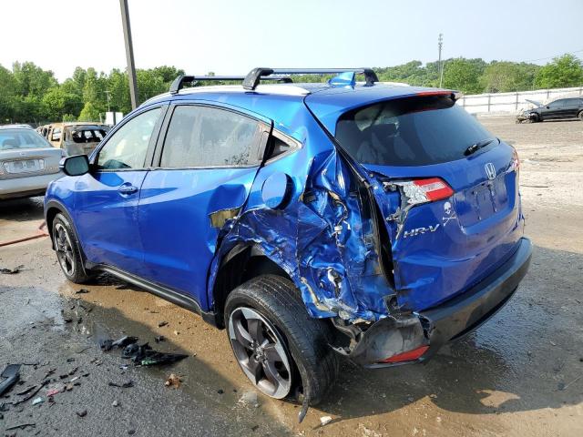 3CZRU6H72JM708386 - 2018 HONDA HR-V EXL BLUE photo 2