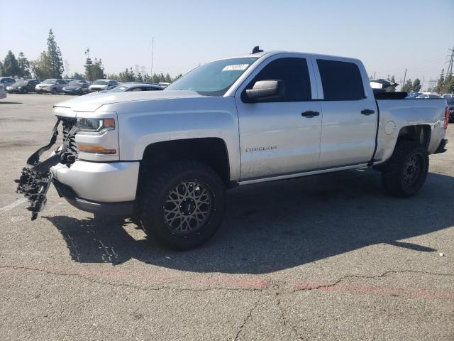 3GCPCPEC1JG144431 - 2018 CHEVROLET SILVERADO C1500 CUSTOM SILVER photo 1