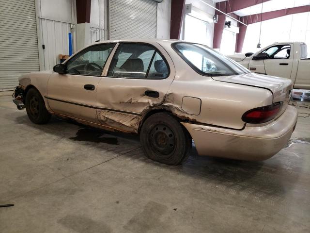1Y1SK5267VZ444718 - 1997 CHEVROLET GEO PRIZM BASE TAN photo 2