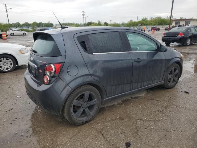 1G1JG6SB1D4172627 - 2013 CHEVROLET SONIC RS GRAY photo 3