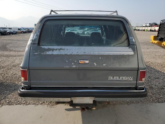 1GKEV16K6MF518563 - 1991 GMC SUBURBAN V15 CONVENTIONAL GRAY photo 6