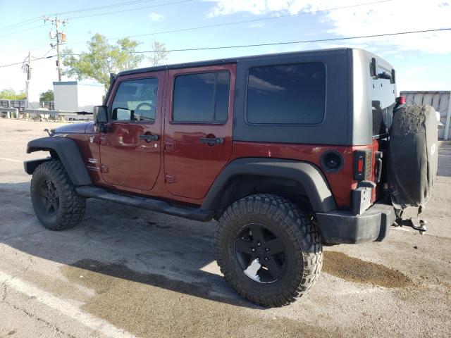 1J4GA59177L150792 - 2007 JEEP WRANGLER SAHARA MAROON photo 2