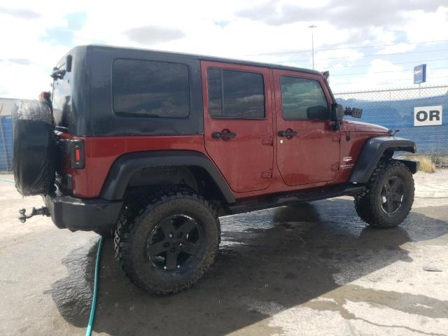 1J4GA59177L150792 - 2007 JEEP WRANGLER SAHARA MAROON photo 3