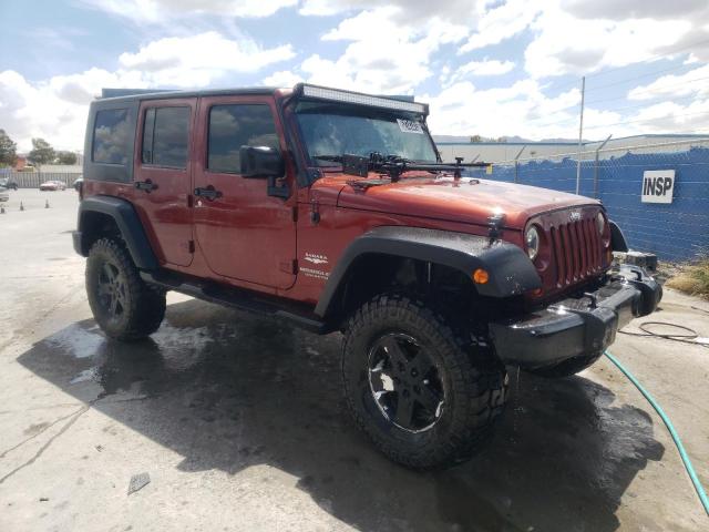 1J4GA59177L150792 - 2007 JEEP WRANGLER SAHARA MAROON photo 4