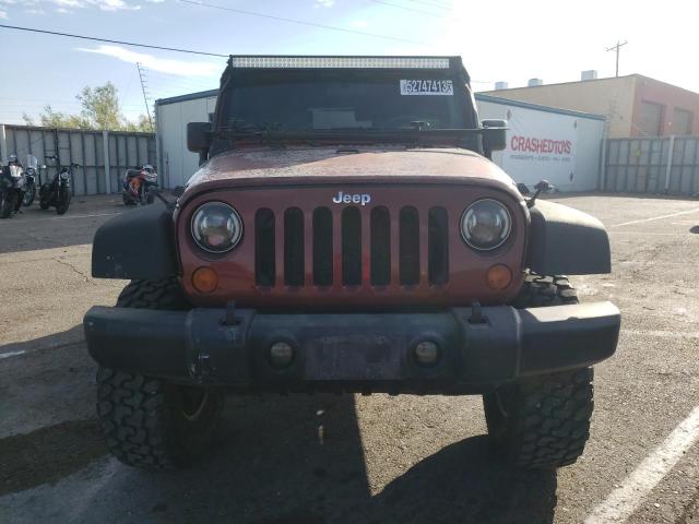 1J4GA59177L150792 - 2007 JEEP WRANGLER SAHARA MAROON photo 5