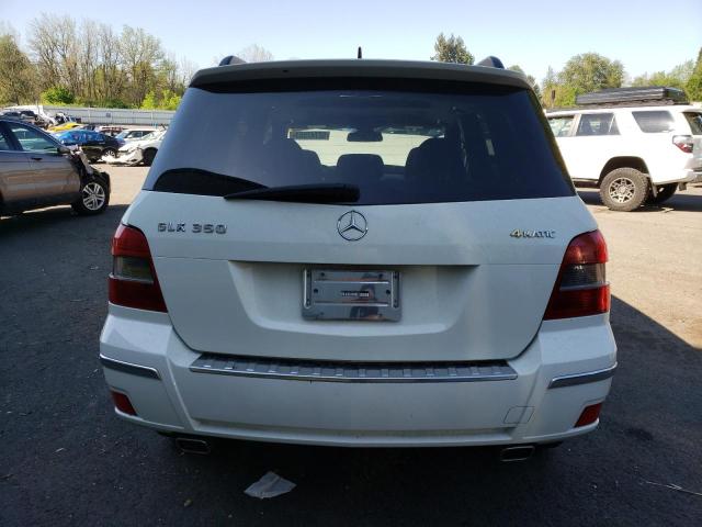 WDCGG8HB9BF624825 - 2011 MERCEDES-BENZ GLK 350 4MATIC WHITE photo 6