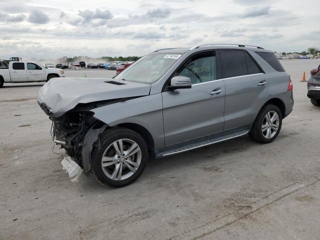 4JGDA5HB1EA388564 - 2014 MERCEDES-BENZ ML 350 4MATIC GRAY photo 1
