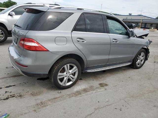 4JGDA5HB1EA388564 - 2014 MERCEDES-BENZ ML 350 4MATIC GRAY photo 3