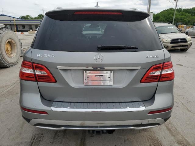 4JGDA5HB1EA388564 - 2014 MERCEDES-BENZ ML 350 4MATIC GRAY photo 6