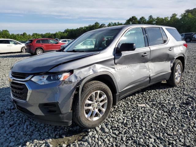 1GNERFKW2KJ255169 - 2019 CHEVROLET TRAVERSE LS GRAY photo 1