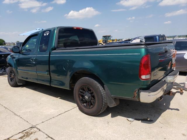 1FTRX17W9XKA06316 - 1999 FORD F150 GREEN photo 2