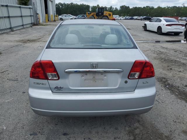 2HGES16583H616782 - 2003 HONDA CIVIC LX SILVER photo 6