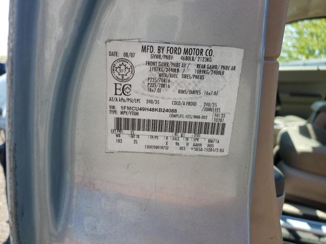 1FMCU49H48KB24088 - 2008 FORD ESCAPE HEV SILVER photo 14