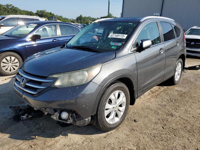 2HKRM3H70CH504862 - 2012 HONDA CR-V EXL SILVER photo 1