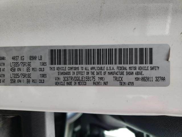 3C6TRVDG6JE159175 - 2018 RAM PROMASTER 2500 HIGH GRAY photo 13