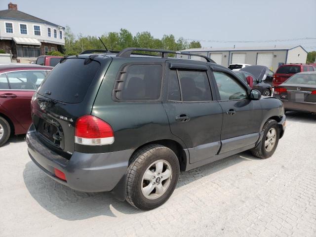 KM8SC73D66U105114 - 2006 HYUNDAI SANTA FE GLS GREEN photo 3