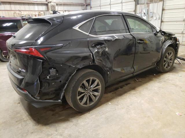 JTJSARBZXM2200493 - 2021 LEXUS NX 300 BASE შავი ფოტო 3