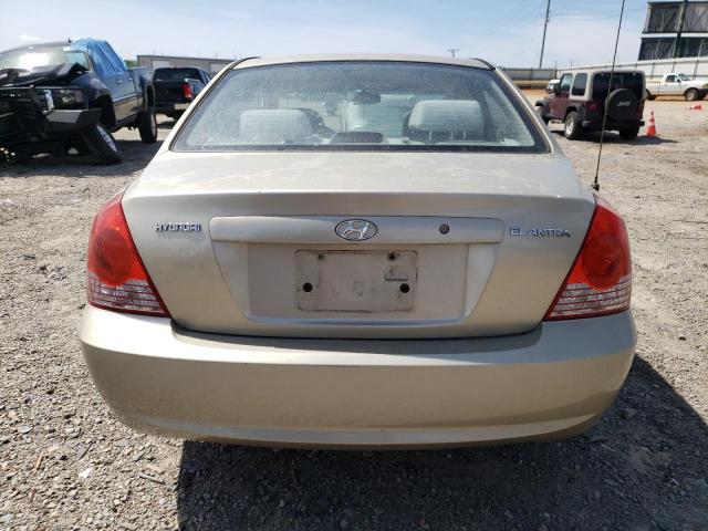 KMHDN46D65U973688 - 2005 HYUNDAI ELANTRA GLS GOLD photo 6