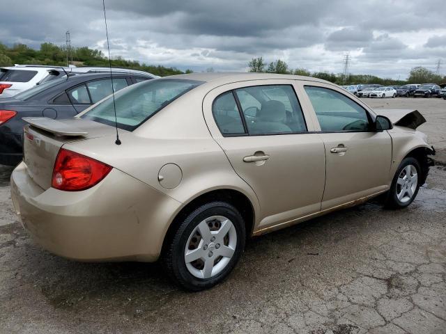 1G1AL55F977402325 - 2007 CHEVROLET COBALT LT GOLD photo 3